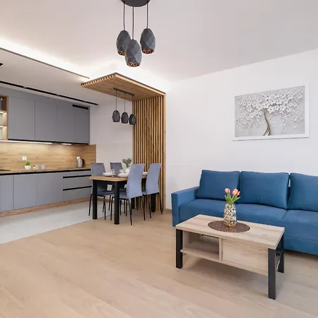 Dark Blue With Parking And Furnished Balcony In By Renters * Krakow