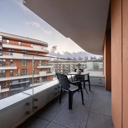 Dark Blue With Parking And Furnished Balcony In By Renters * Kraków