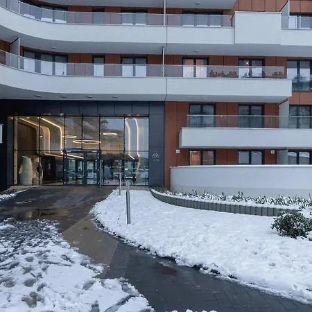 Dark Blue With Parking And Furnished Balcony In By Renters * Kraków